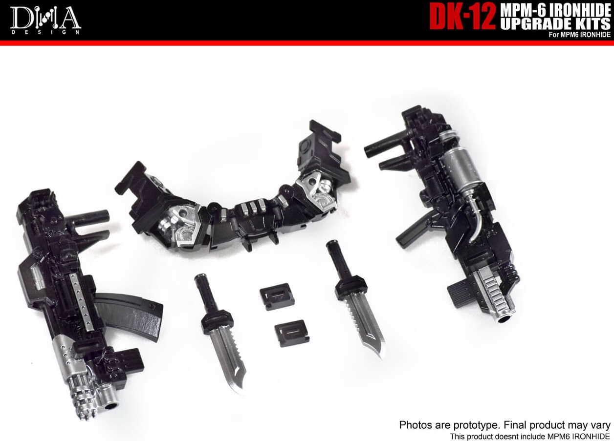 DK-12 Upgrade Kit for Transformers Movie Masterpiece MPM-6 Ironhide | DNA  Design
