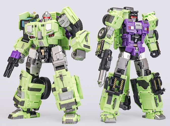 GLA-03 and GLA-04 Set of 2 | Heavy Duty Builder | Mecha Invasion Giant Legion Combiner