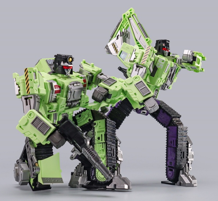 GLA-05 and GLA-06 Set of 2 | Heavy Duty Builder | Mecha Invasion Giant Legion Combiner