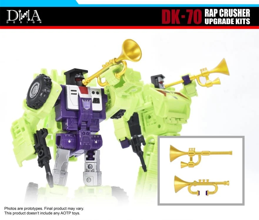 DK-70 Upgrade Kit for Transformers Studio Series Bonecrusher and Scrapper | DNA Design