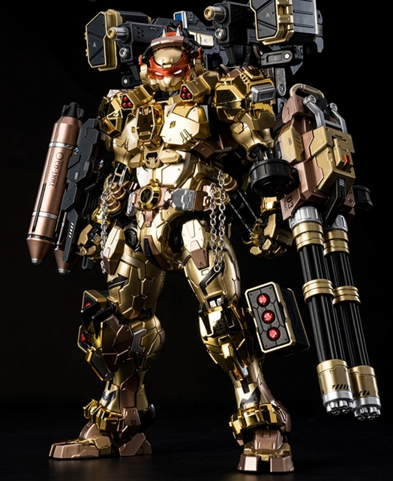 HB0092 Michelangelo Golden Version | Heat Boys TMNT Mecha Figure | TFSource