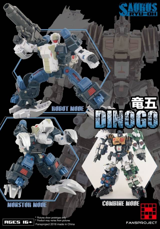 Dinogo | Fansproject Saurus Ryu-oh