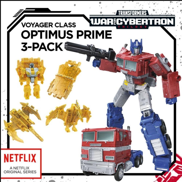 WFC-11 Autobot Optimus Prime Battle 3-Pack | Transformers Generations War for Cybertron Trilogy