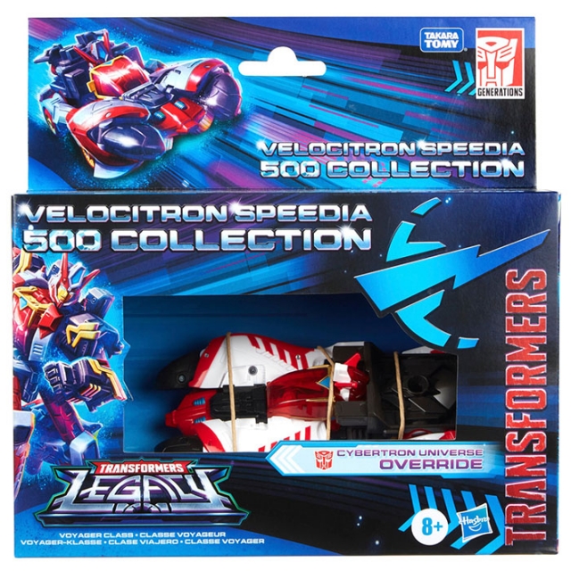 Cybertron Universe Override Voyager Class | Transformers Legacy | Velocitron Speedia 500 Collection