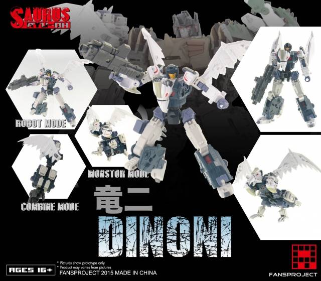 Dinoni | Fansproject Saurus Ryu-oh