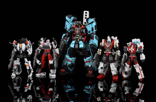 Guardia Combiner Set of 5 | MakeToys | Mtcombiner