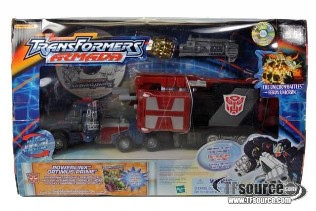 Powerlinx Optimus Prime and Corona Sparkplug Mini-Con Super Class | Transformers Armada