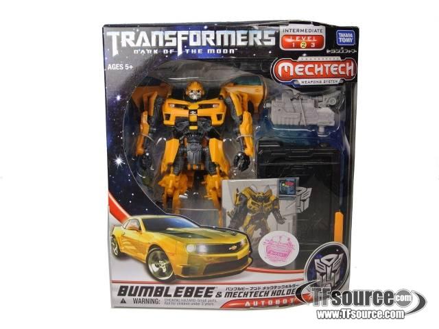 Deluxe Class Mechtech Bumblebee and MechTech Holder | Transformers 3 Dark of the Moon DOTM