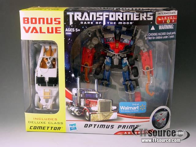 Voyager Class Optimus Prime and Comettor Exclusive | Transformers 3 Dark of the Moon DOTM