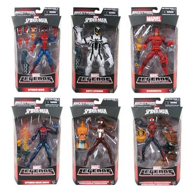 Marvel - Spider Man Infinite Legends Series 1 - 6 inch - Case of 8 with BAF Hobgoblin