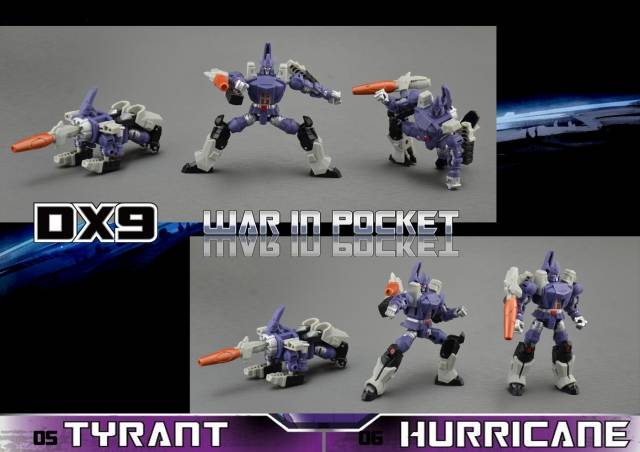 X05 Tyrant and X06 Hurricane Set of 2 | DX9 Toys War in Pocket