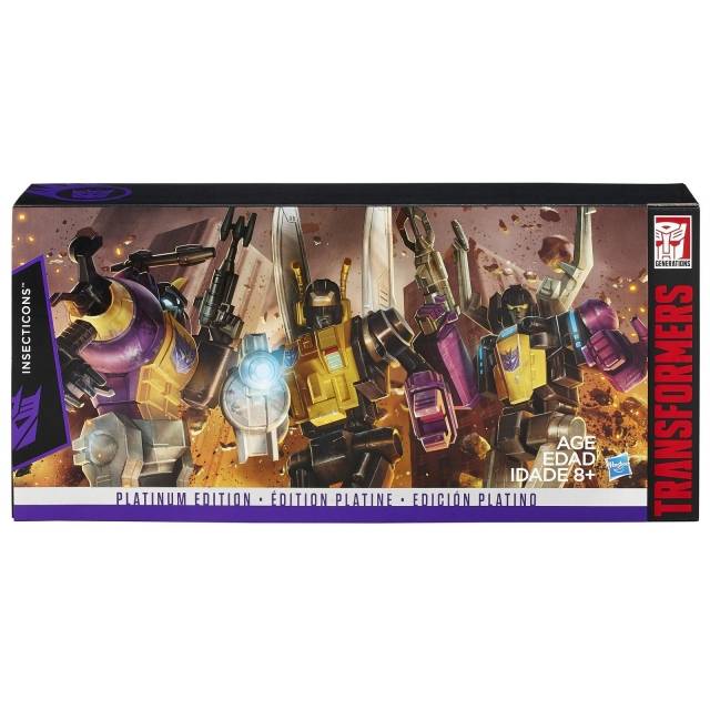 Insecticons Set of 3 | Transformers Platinum Edition G1 Reissues