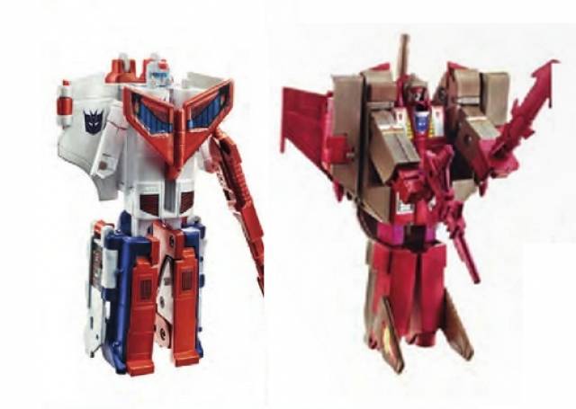 Blitzwing and Astrotrain Set of 2 | Transformers Platinum Edition G1 Reissue