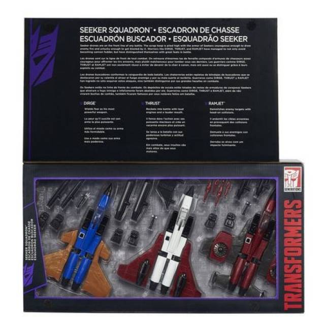 Ramjet Thrust and Dirge Seeker Jet Set | Transformers Platinum Edition G1 Reissues