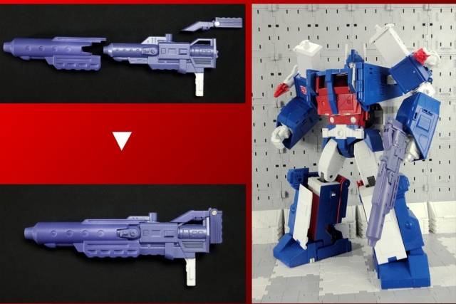 XT007 MP-22 Ultra Magnus Blaster and Shoulder Upgrade Kit | X2 Toys | Upgrade Kit