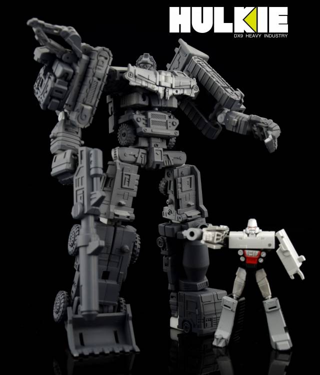 X07 to X12 Hulkie Combiner Set of 6 Figures | DX9 Toys War in Pocket