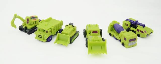 X07 to X12 Hulkie Combiner Set of 6 Figures | DX9 Toys War in Pocket