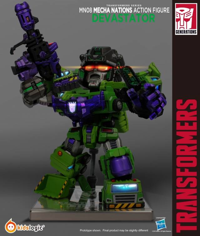 MN-08 Mecha Nations Devastator Mecha Nation | Transformers Kids Logic