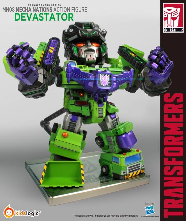MN-08 Mecha Nations Devastator Mecha Nation | Transformers Kids Logic