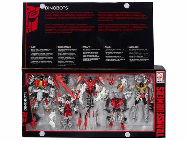 Voyager Class Dinobots Set of 5 G1 Color Version | Transformers 4 Age of Extinction AOE