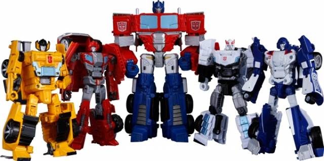UW-05 Convoy Grand Prime Combiner Set of 5 | Transformers Unite Warriors