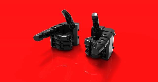 KP-10 Posable Hands Set for Transformers Masterpiece MP-12 Sideswipe | Kfc Keiths Fantasy Club | Upgrade Kit