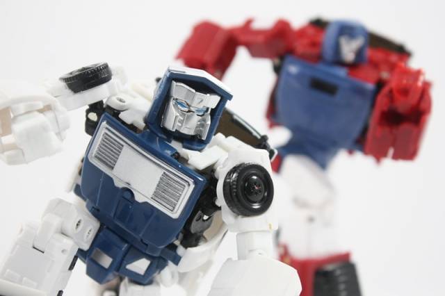 MM-6 Boost and MM-7 Hatch Set of 2 Cartoon Version | X-Transbots Master Mini