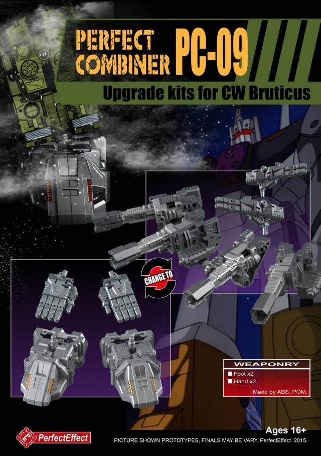 PC-09 Upgrade Kit for Transformers Combiner Wars Bruticus | Perfect Effect | Upgrade Kit