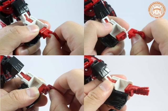 KP-10G Posable Hands Set for Transformers Masterpiece MP-12G Sideswipe Red Version | Kfc Keiths Fantasy Club | Upgrade Kit