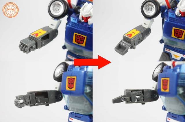 KP-11 Posable Hands Set for Transformers Masterpiece MP-25 Tracks | Kfc Keiths Fantasy Club | Upgrade Kit