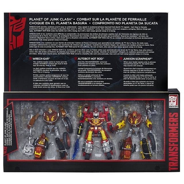 Planet of Junk Clash Set of 3 Figures | Transformers Platinum Edition