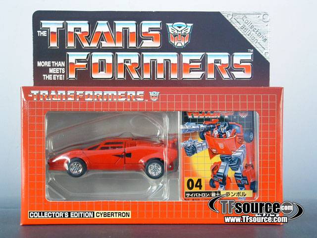 04 Sideswipe World Character Convention Exclusive Transformers G1 | Transformers Collectors Edition