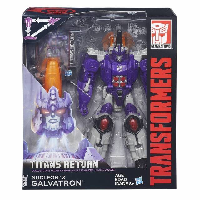 Galvatron and Nucleon Voyager Class  | Transformers Generations Titans Return