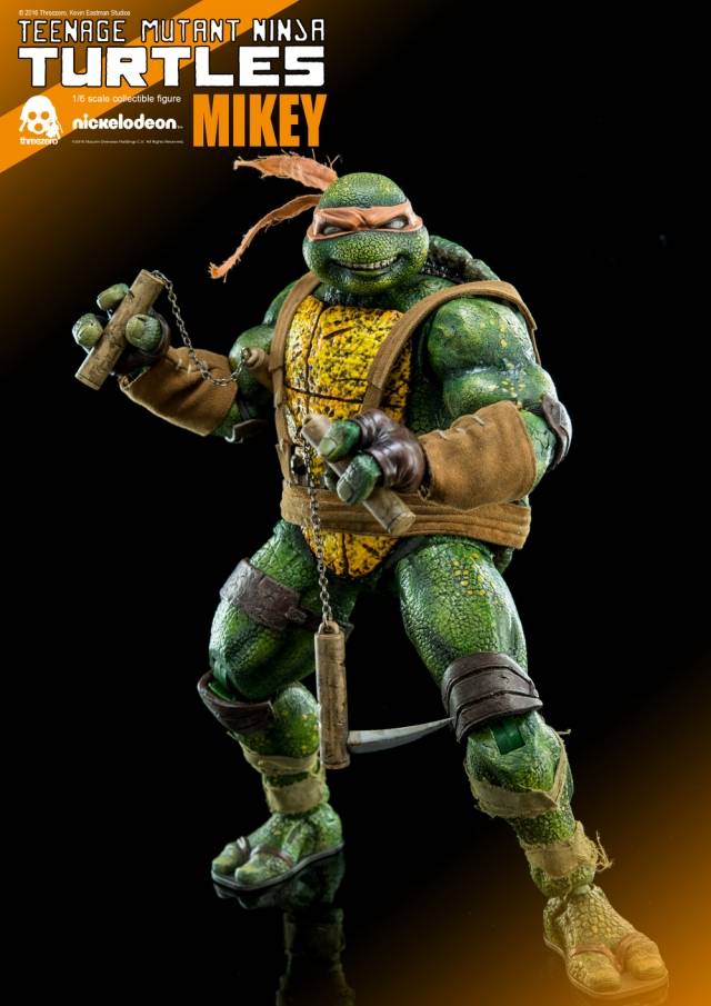 Michaelangelo 1:6 Scale Figure | Teenage Mutant Ninja Turtles | Threezero