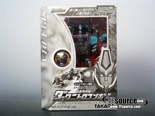 Dark Nitro Convoy Telemanga Magazine Exclusive Deluxe Class | Transformers Galaxy Force Cybertron