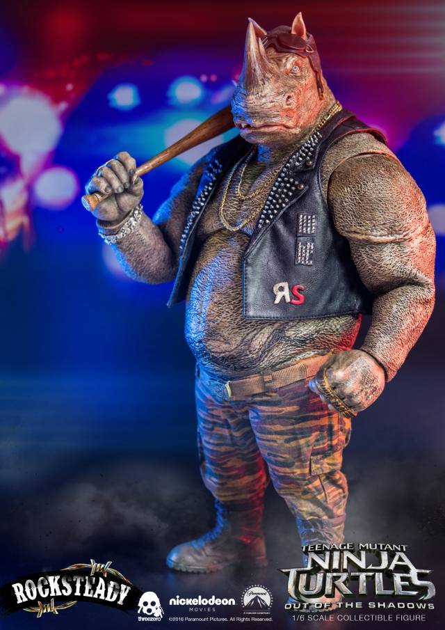 Rocksteady 1:6 Scale Figure | Teenage Mutant Ninja Turtles | Threezero