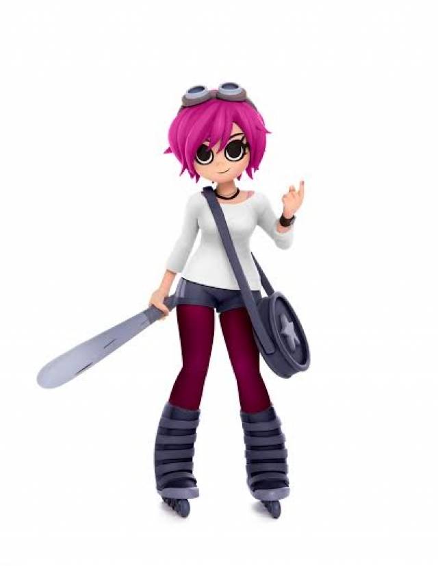 Mondo - Scott Pilgrim - Ramona Flowers - Diamond Exclusive Pink Hair