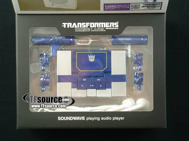 MP3 Player Soundwave Spark Blue Version | Transformers Music Label