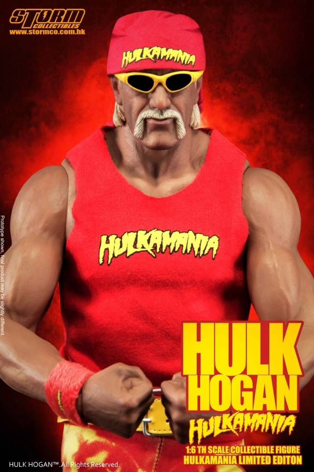 Hulk Hogan Hulkamania 1:12 Scale Figure I Wwe | Storm Collectibles