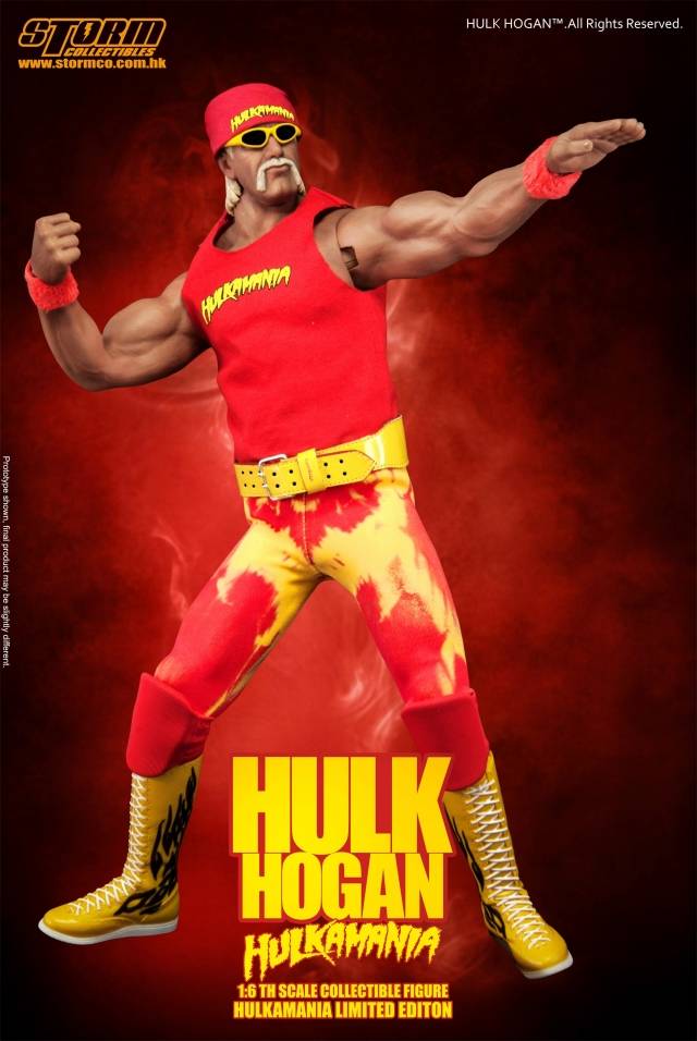Hulk Hogan Hulkamania 1:12 Scale Figure I Wwe | Storm Collectibles