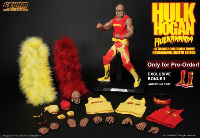 Hulk Hogan Hulkamania 1:12 Scale Figure I Wwe | Storm Collectibles