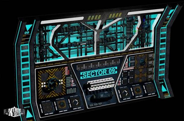 Sector 09 Pop Up Diorama S.H. Figuarts Tamashii Effects | Bandai Tamashii Nations