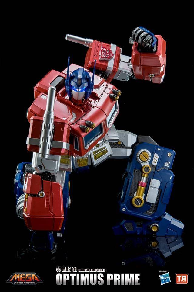 MAS-01 Optimus Prime Mega 18-inches Tall Mega Action Figure | Transformers
