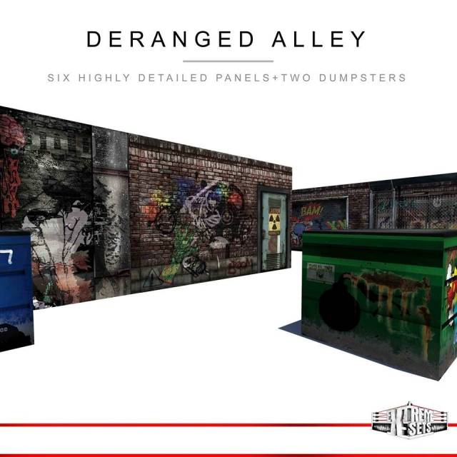 Deranged Alley Pop Up Diorama S.H. Figuarts Tamashii Effects | Bandai Tamashii Nations