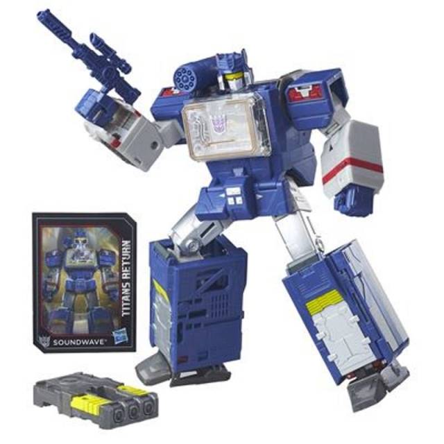 Soundwave and Soundblaster Leader Class  | Transformers Generations Titans Return