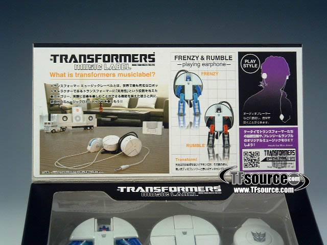Frenzy and Rumble Headphones | Transformers Music Label