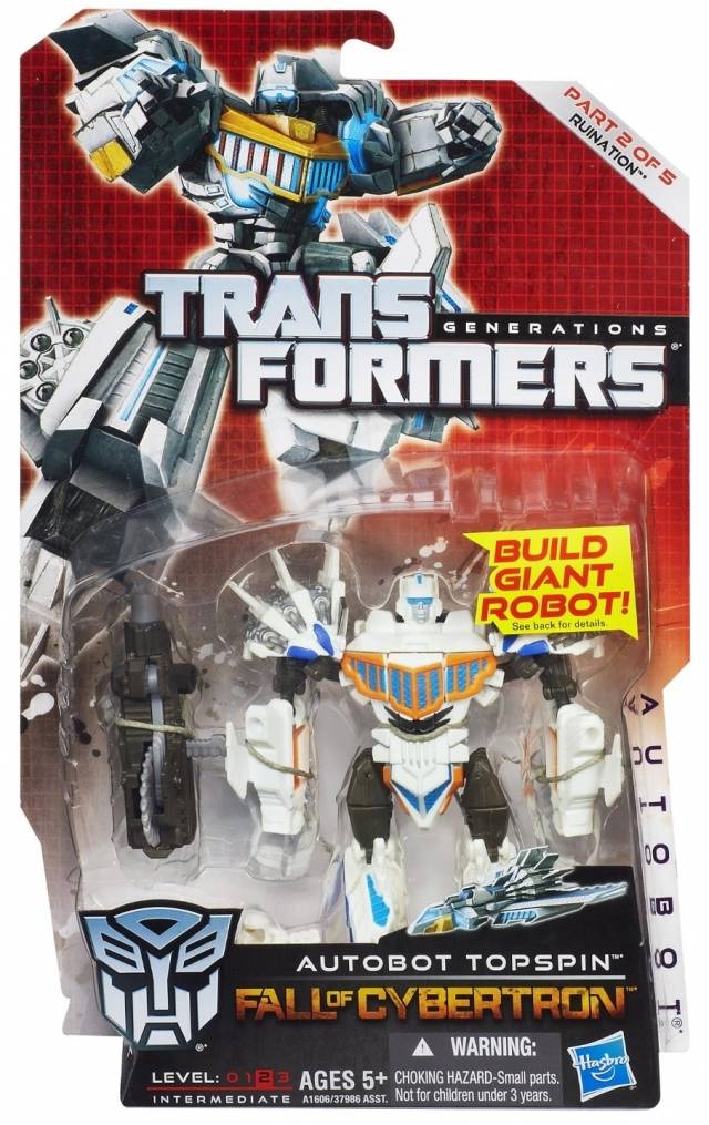 Autobot Topspin Deluxe Class | Transformers Generations Fall of Cybertron