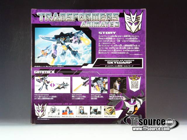 TA23 Skywarp | Japanese Transformers Animated