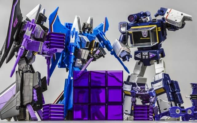 KP-15P E-Nergeon Cubes Set of 6 Purple Version | KFC Toys