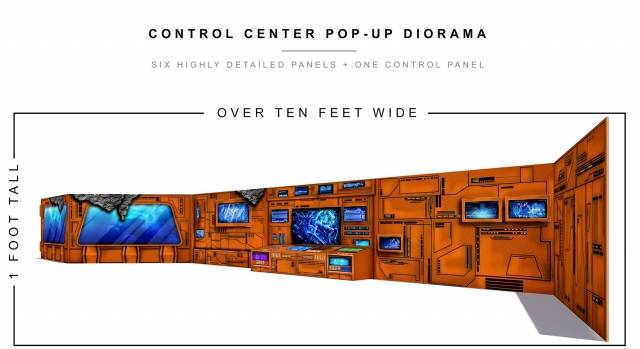 Control Center Set Pop Up Diorama | Transformers Masterpiece